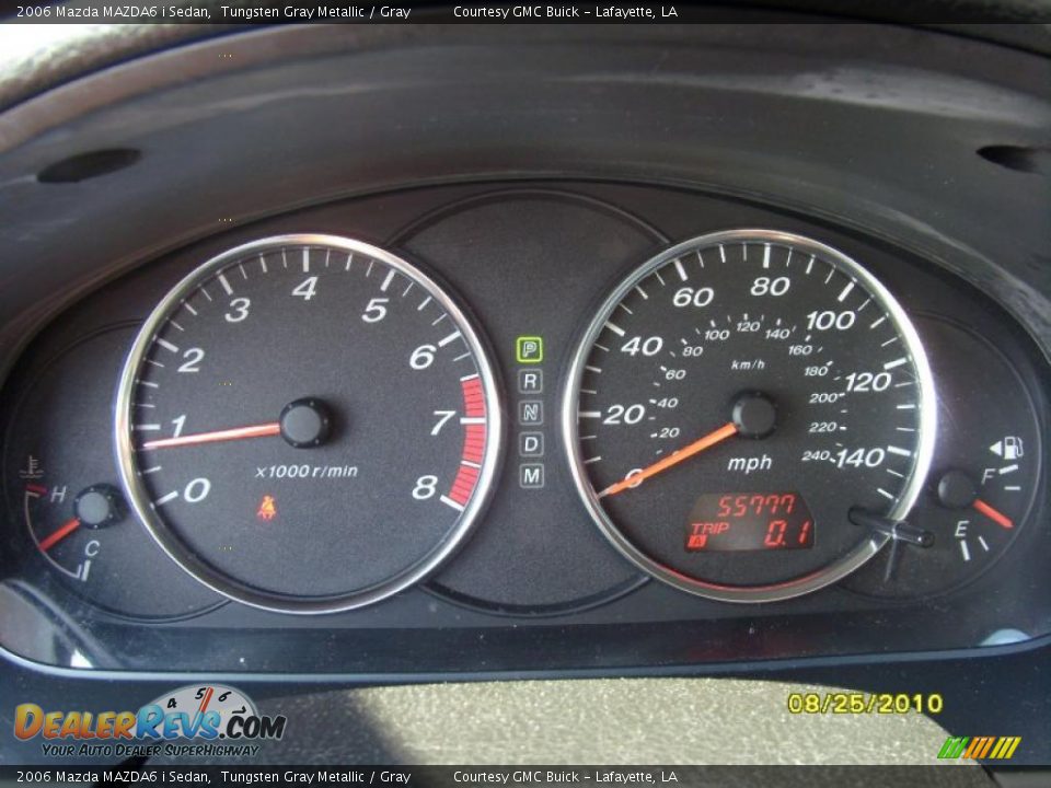 2006 Mazda MAZDA6 i Sedan Tungsten Gray Metallic / Gray Photo #13
