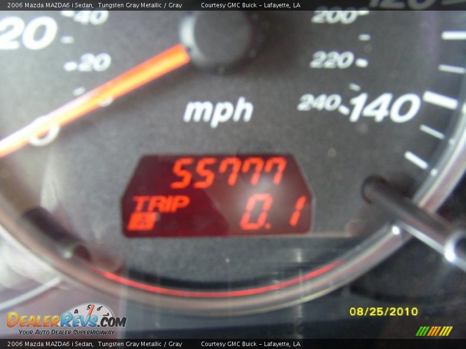 2006 Mazda MAZDA6 i Sedan Tungsten Gray Metallic / Gray Photo #14