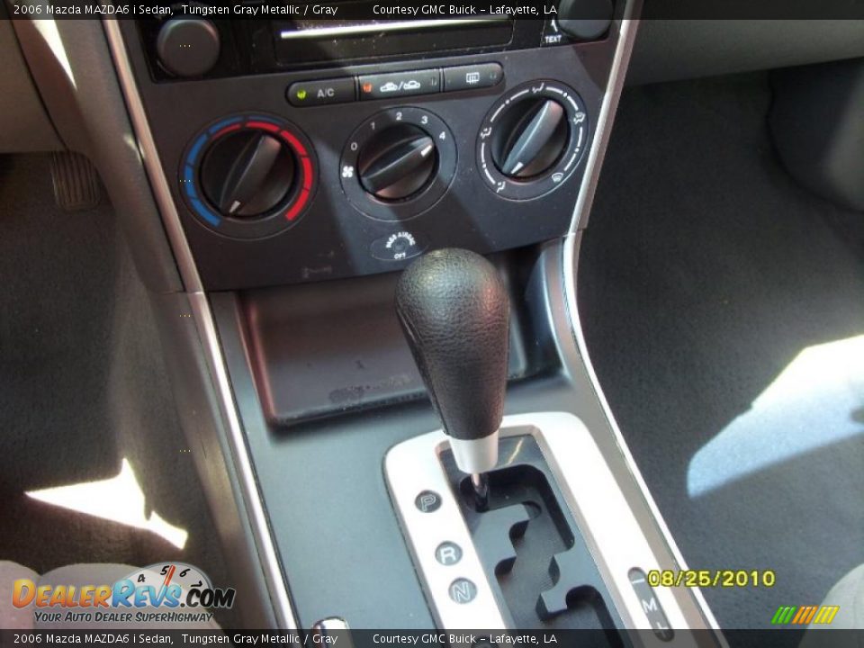 2006 Mazda MAZDA6 i Sedan Tungsten Gray Metallic / Gray Photo #16
