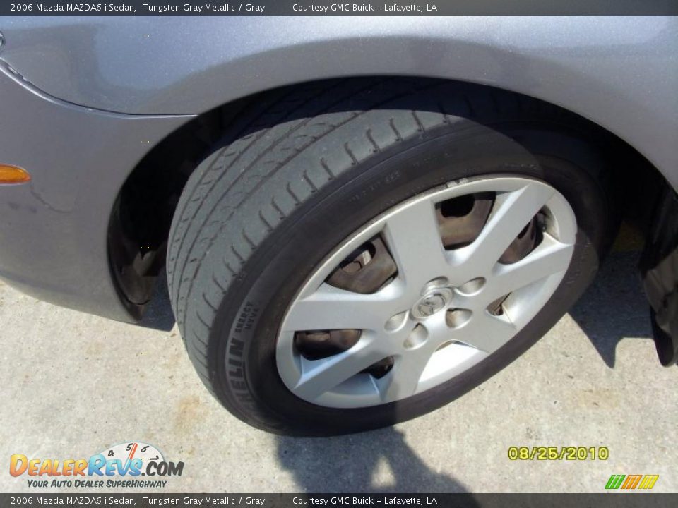 2006 Mazda MAZDA6 i Sedan Tungsten Gray Metallic / Gray Photo #17