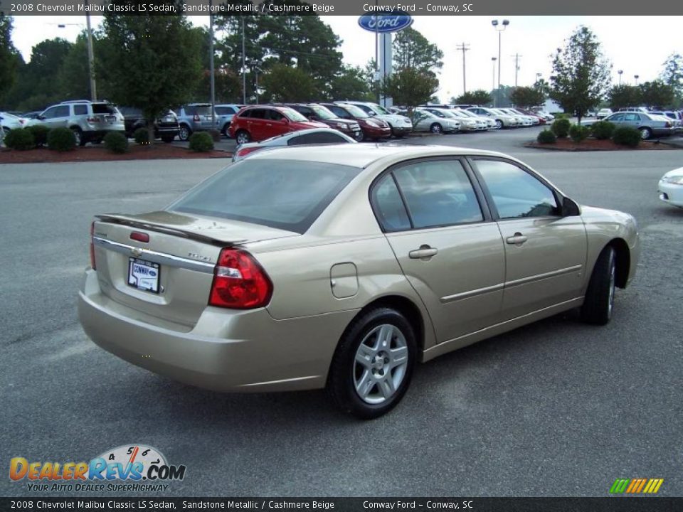 2008 Chevrolet Malibu Classic LS Sedan Sandstone Metallic / Cashmere Beige Photo #5