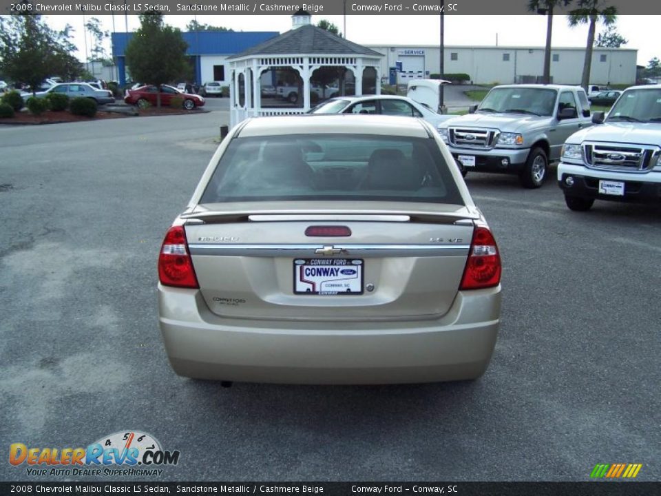 2008 Chevrolet Malibu Classic LS Sedan Sandstone Metallic / Cashmere Beige Photo #6