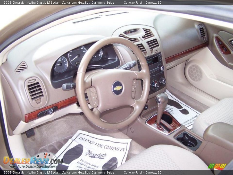 2008 Chevrolet Malibu Classic LS Sedan Sandstone Metallic / Cashmere Beige Photo #21