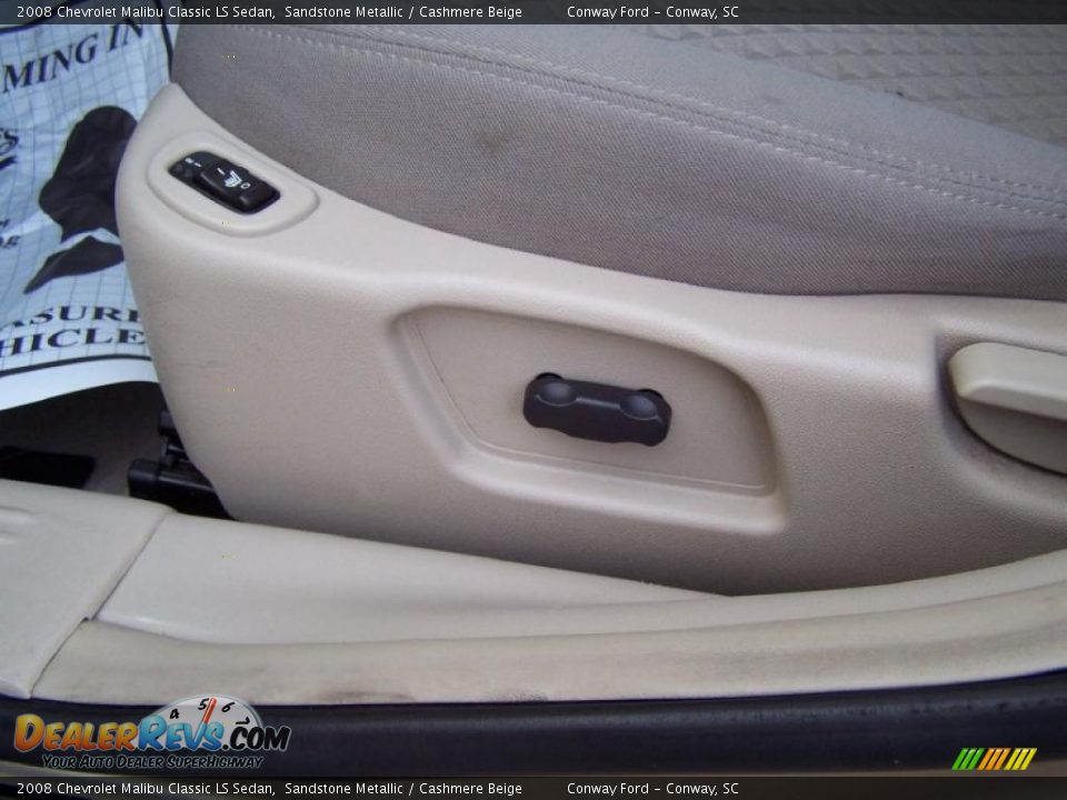 2008 Chevrolet Malibu Classic LS Sedan Sandstone Metallic / Cashmere Beige Photo #23