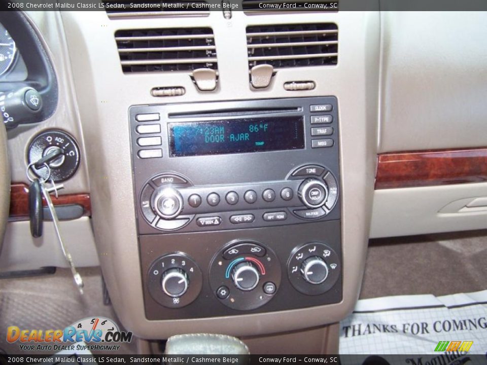 2008 Chevrolet Malibu Classic LS Sedan Sandstone Metallic / Cashmere Beige Photo #24