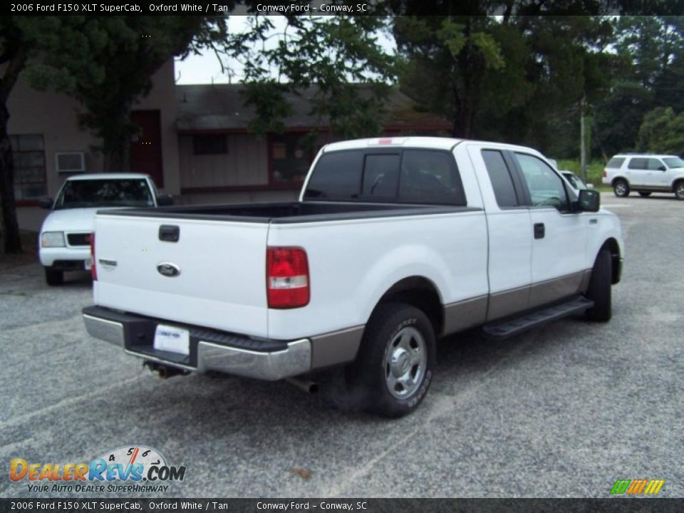 2006 Ford F150 XLT SuperCab Oxford White / Tan Photo #5