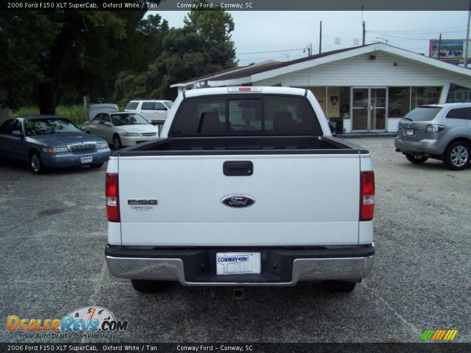 2006 Ford F150 XLT SuperCab Oxford White / Tan Photo #6
