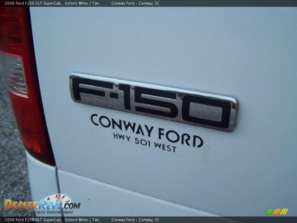 2006 Ford F150 XLT SuperCab Oxford White / Tan Photo #13