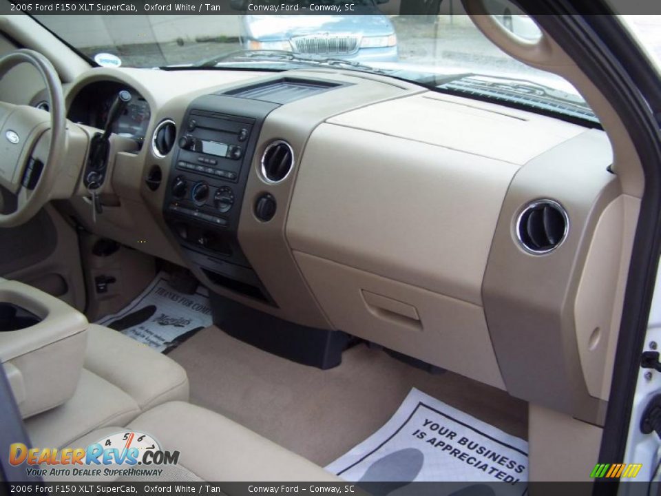 2006 Ford F150 XLT SuperCab Oxford White / Tan Photo #19