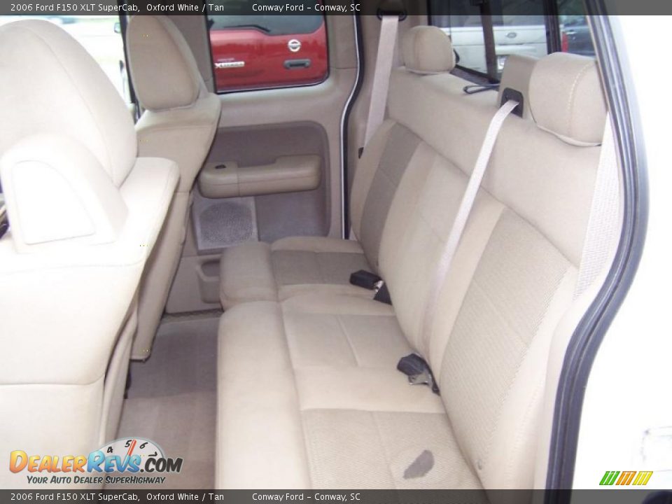 2006 Ford F150 XLT SuperCab Oxford White / Tan Photo #20