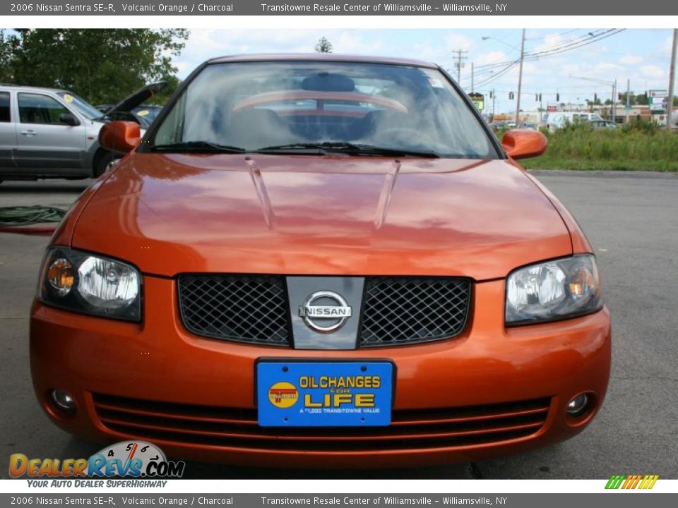 2006 Nissan sentra volcanic orange #8