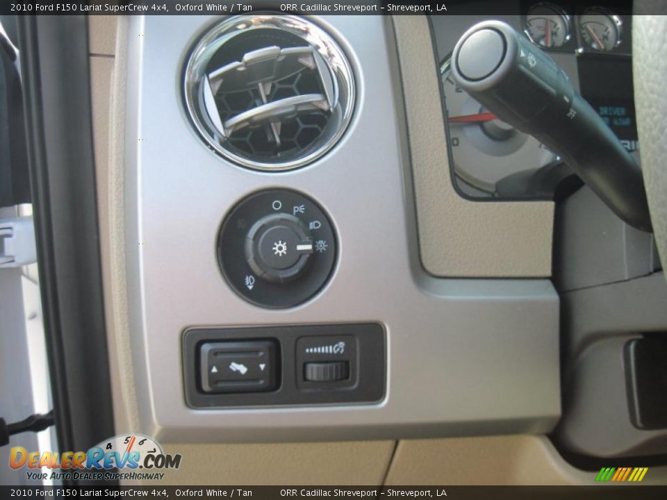 2010 Ford F150 Lariat SuperCrew 4x4 Oxford White / Tan Photo #18
