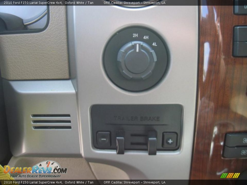 2010 Ford F150 Lariat SuperCrew 4x4 Oxford White / Tan Photo #19