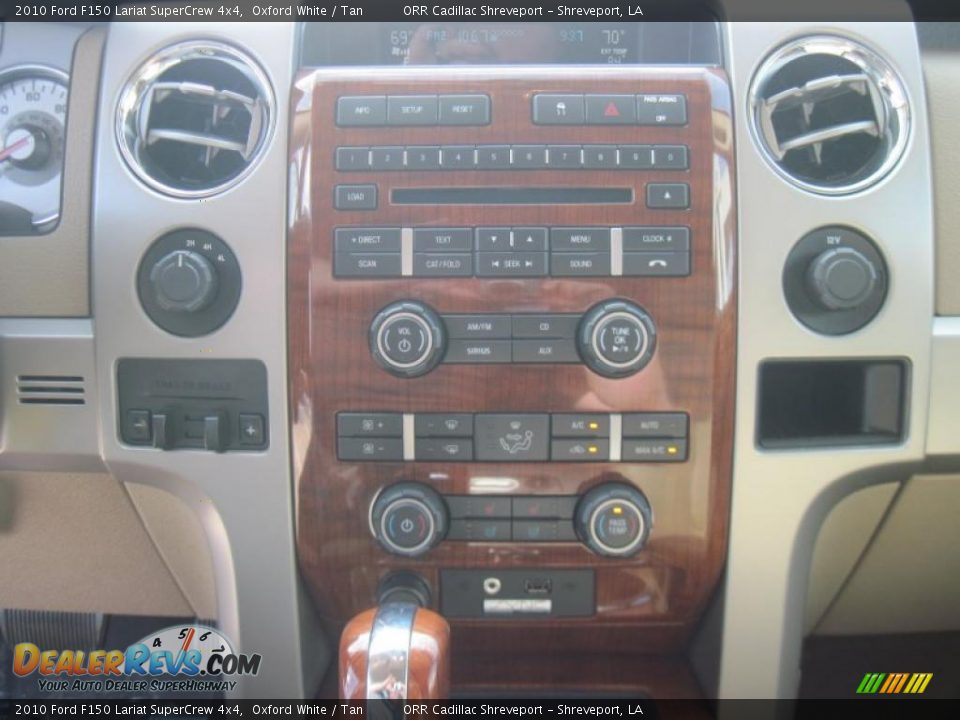 2010 Ford F150 Lariat SuperCrew 4x4 Oxford White / Tan Photo #20