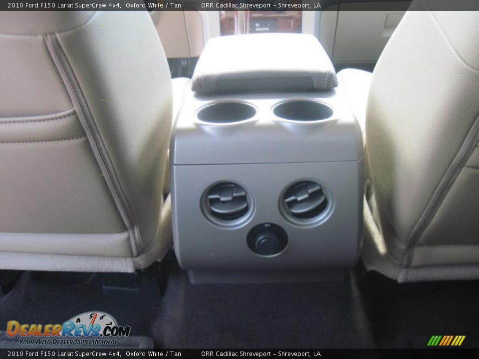 2010 Ford F150 Lariat SuperCrew 4x4 Oxford White / Tan Photo #27