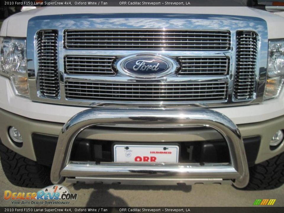 2010 Ford F150 Lariat SuperCrew 4x4 Oxford White / Tan Photo #31