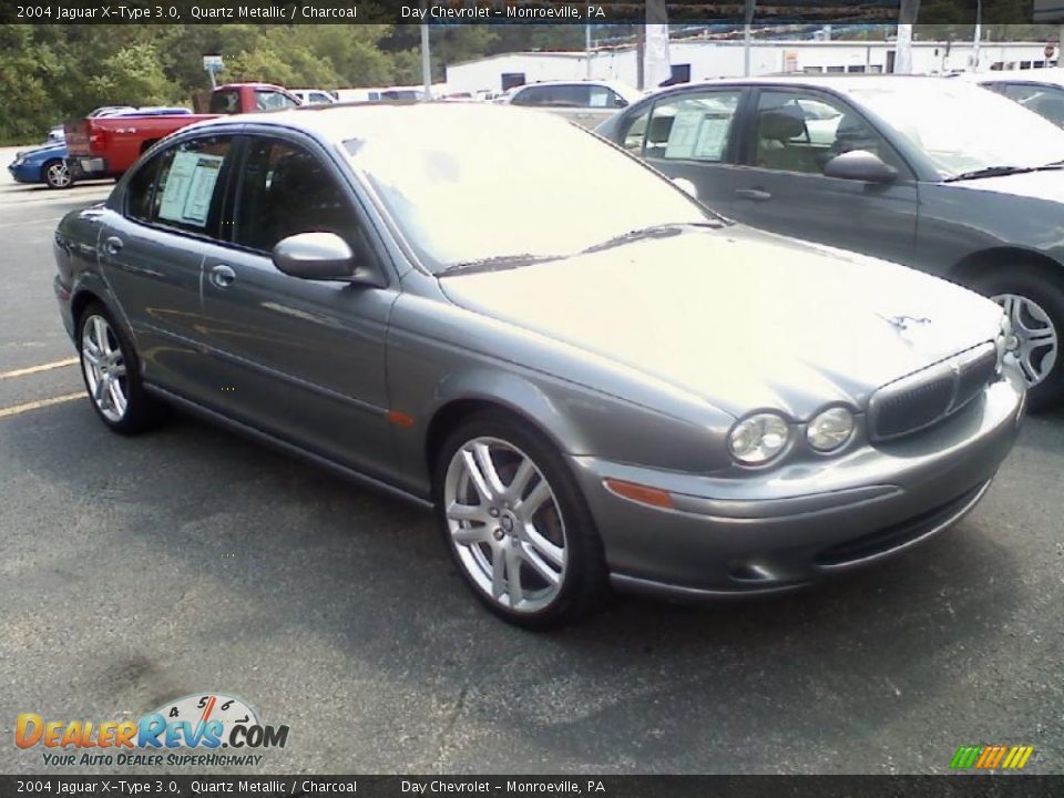 2004 Jaguar X-Type 3.0 Quartz Metallic / Charcoal Photo #2