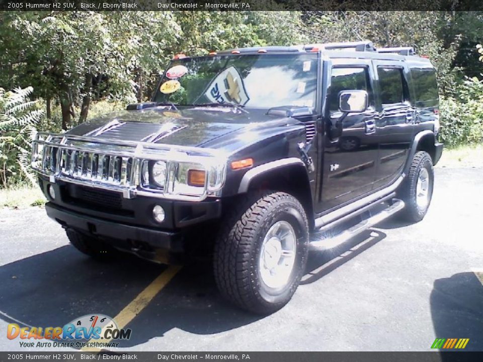 2005 Hummer H2 SUV Black / Ebony Black Photo #1
