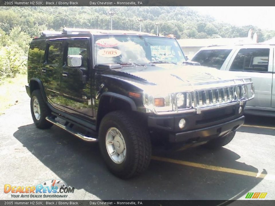 2005 Hummer H2 SUV Black / Ebony Black Photo #4