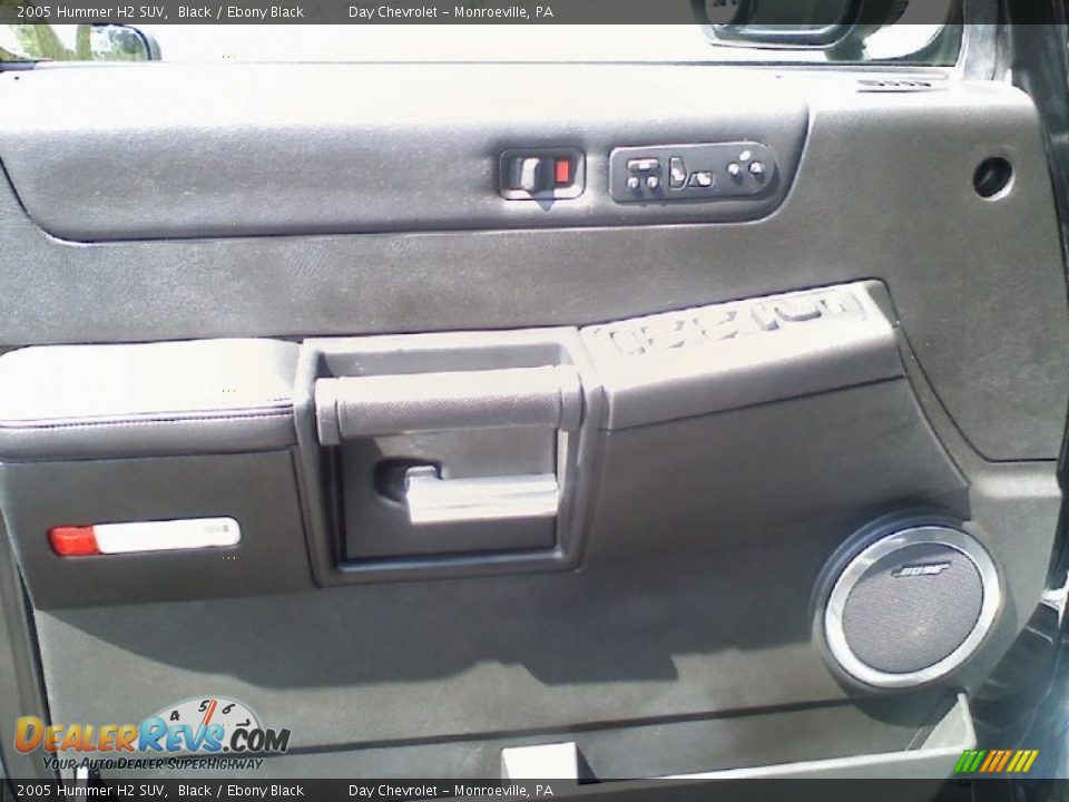2005 Hummer H2 SUV Black / Ebony Black Photo #10