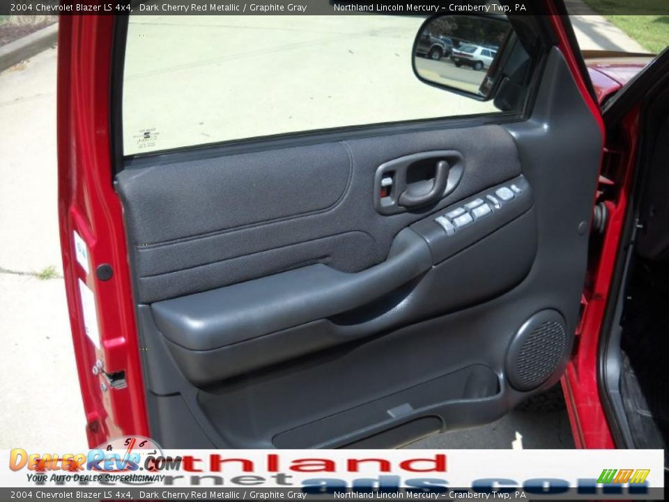 2004 Chevrolet Blazer LS 4x4 Dark Cherry Red Metallic / Graphite Gray Photo #6