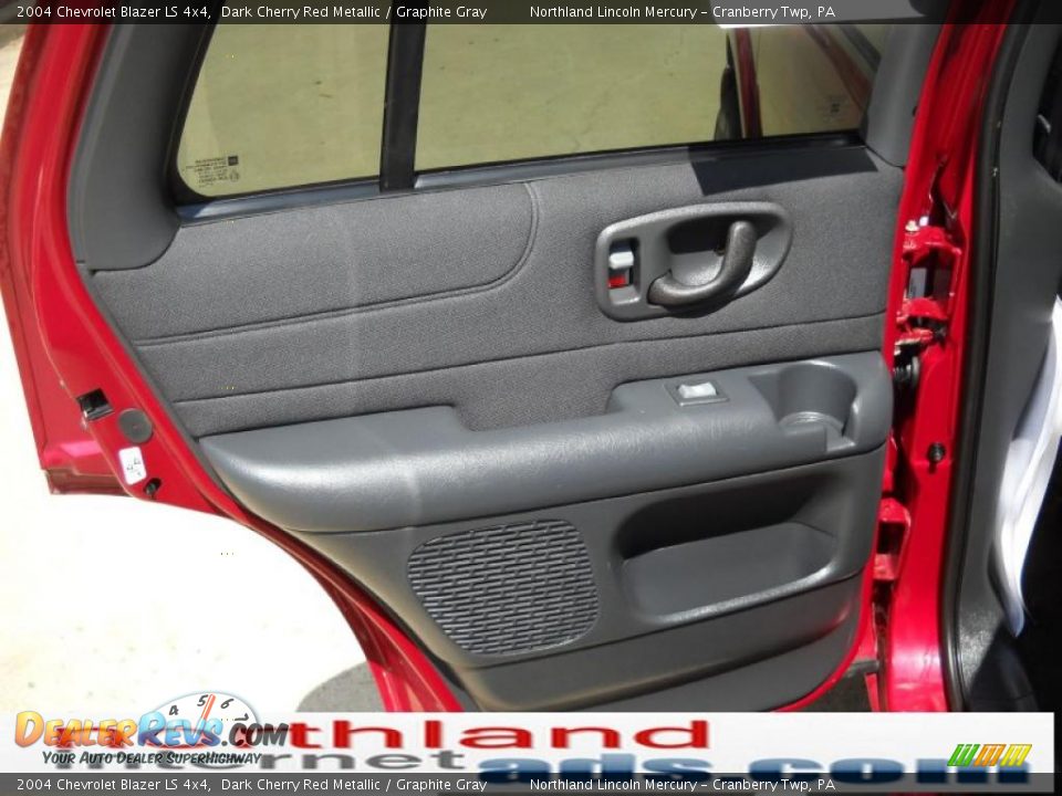 2004 Chevrolet Blazer LS 4x4 Dark Cherry Red Metallic / Graphite Gray Photo #10