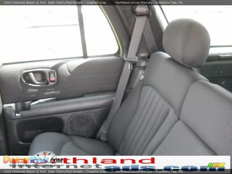 2004 Chevrolet Blazer LS 4x4 Dark Cherry Red Metallic / Graphite Gray Photo #12