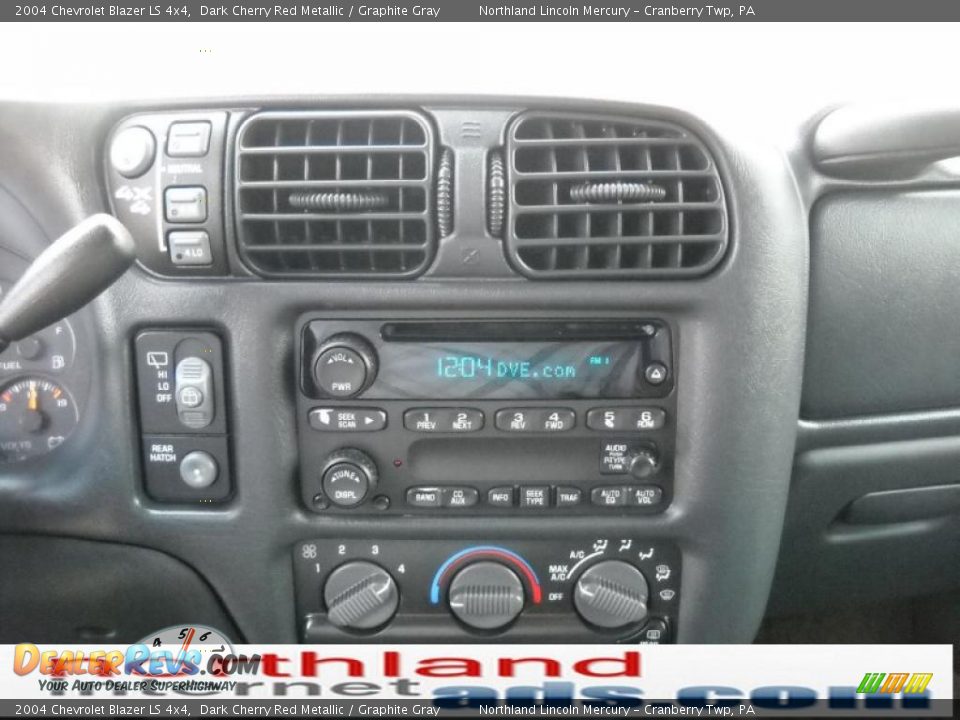 2004 Chevrolet Blazer LS 4x4 Dark Cherry Red Metallic / Graphite Gray Photo #17