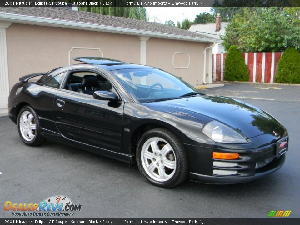 2001 Mitsubishi Eclipse GT Coupe Kalapana Black / Black Photo #2
