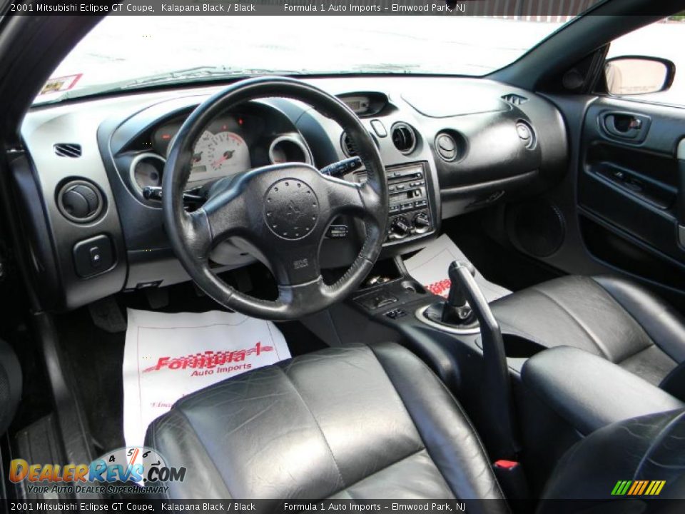 2001 Mitsubishi Eclipse GT Coupe Kalapana Black / Black Photo #5