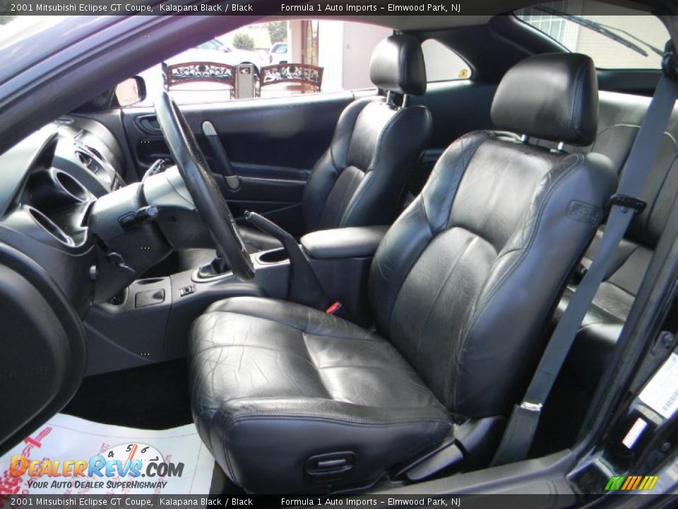 2001 Mitsubishi Eclipse GT Coupe Kalapana Black / Black Photo #6