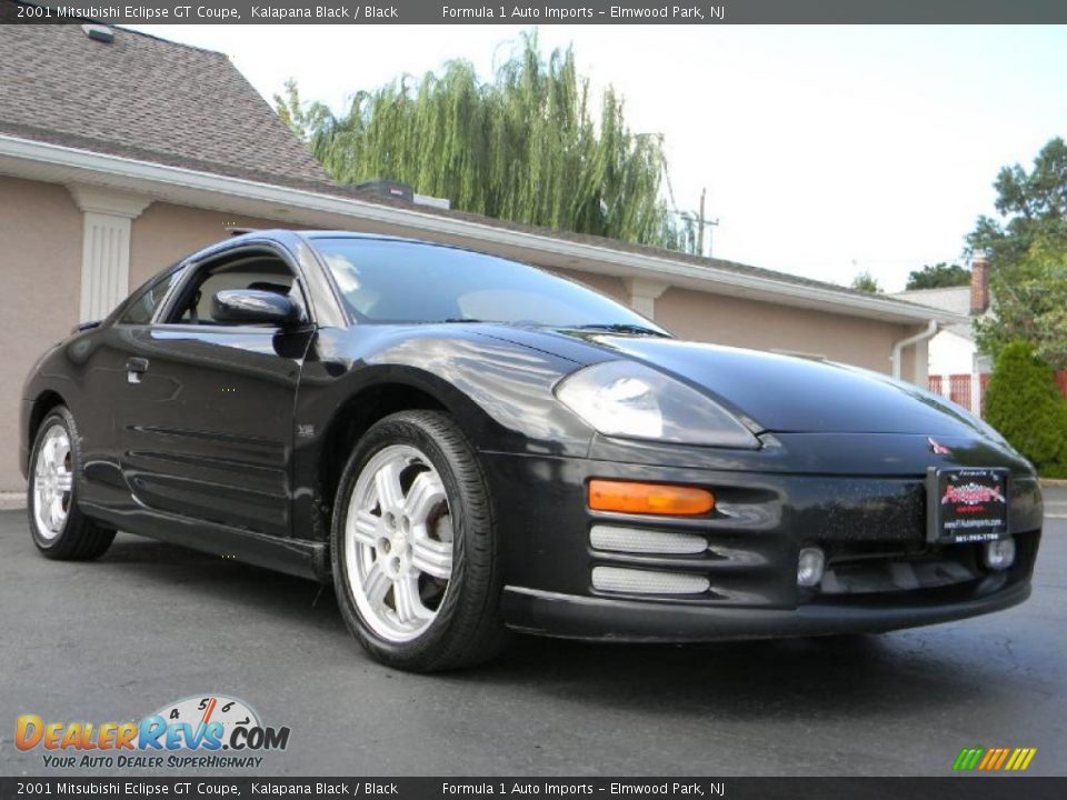 2001 Mitsubishi Eclipse GT Coupe Kalapana Black / Black Photo #9