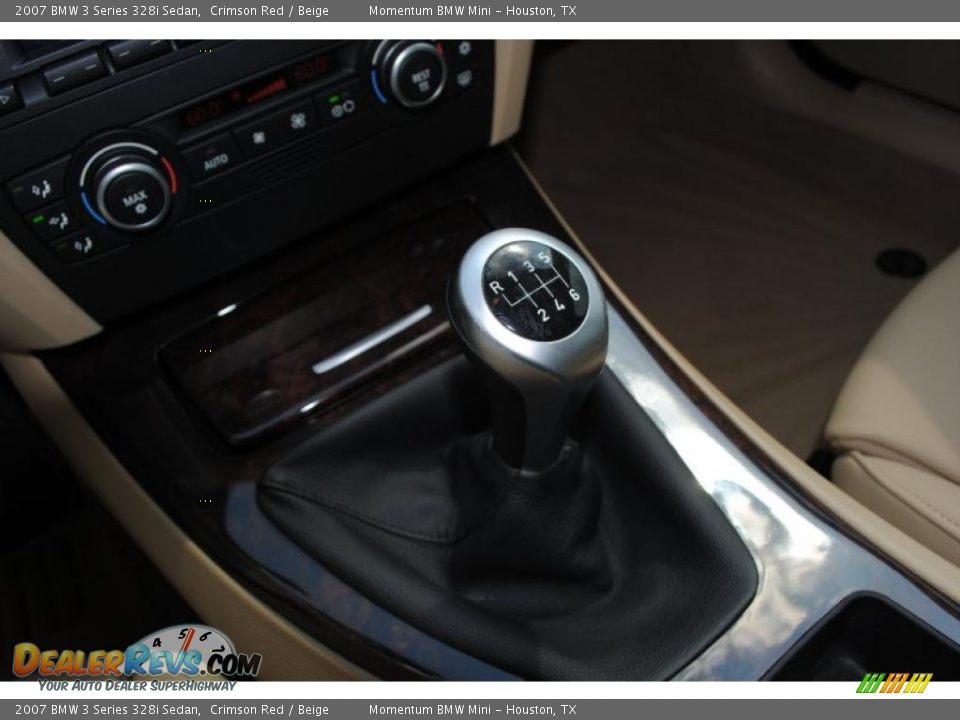 2007 BMW 3 Series 328i Sedan Crimson Red / Beige Photo #15