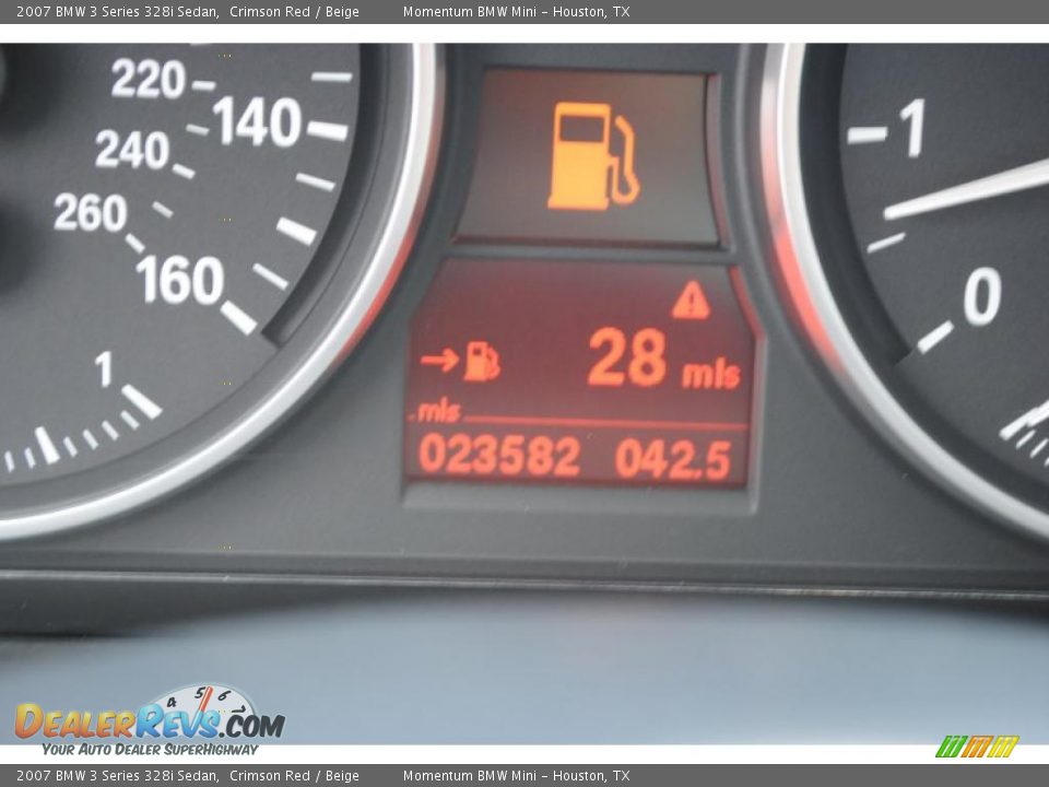 2007 BMW 3 Series 328i Sedan Crimson Red / Beige Photo #17