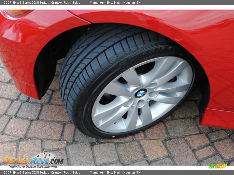 2007 BMW 3 Series 328i Sedan Crimson Red / Beige Photo #18