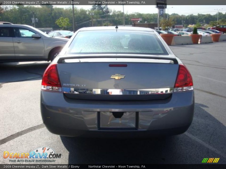2009 Chevrolet Impala LT Dark Silver Metallic / Ebony Photo #4