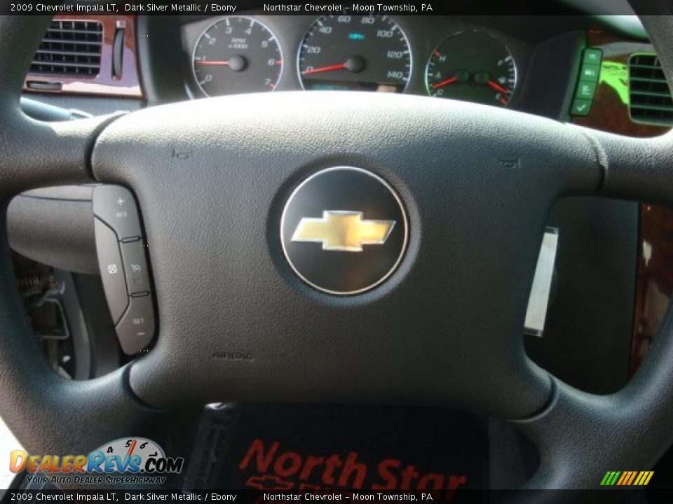2009 Chevrolet Impala LT Dark Silver Metallic / Ebony Photo #16
