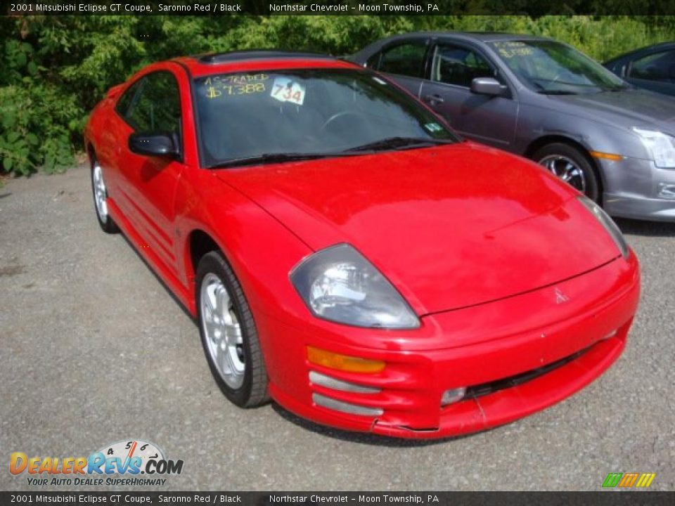2001 Mitsubishi Eclipse GT Coupe Saronno Red / Black Photo #1