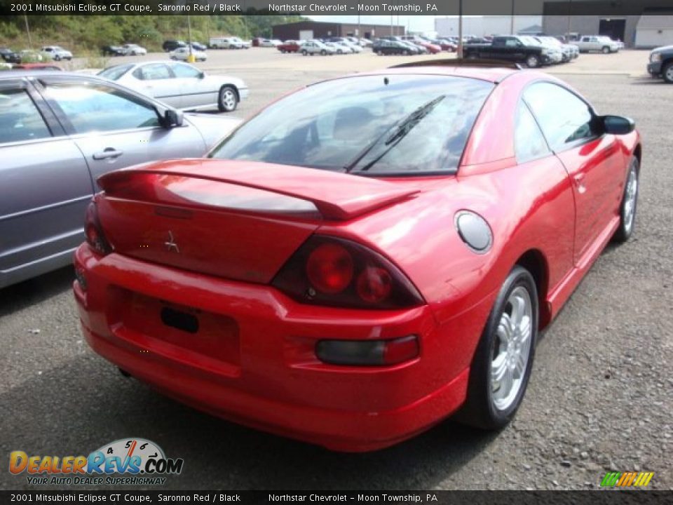 2001 Mitsubishi Eclipse GT Coupe Saronno Red / Black Photo #2