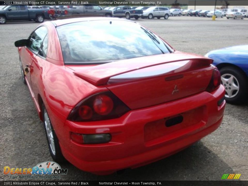 2001 Mitsubishi Eclipse GT Coupe Saronno Red / Black Photo #4