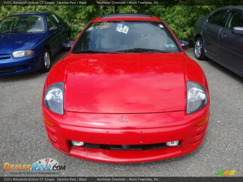 2001 Mitsubishi Eclipse GT Coupe Saronno Red / Black Photo #6