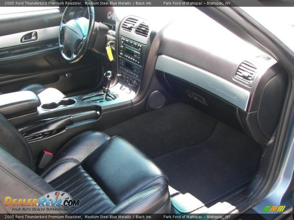 2005 Ford Thunderbird Premium Roadster Medium Steel Blue Metallic / Black Ink Photo #7