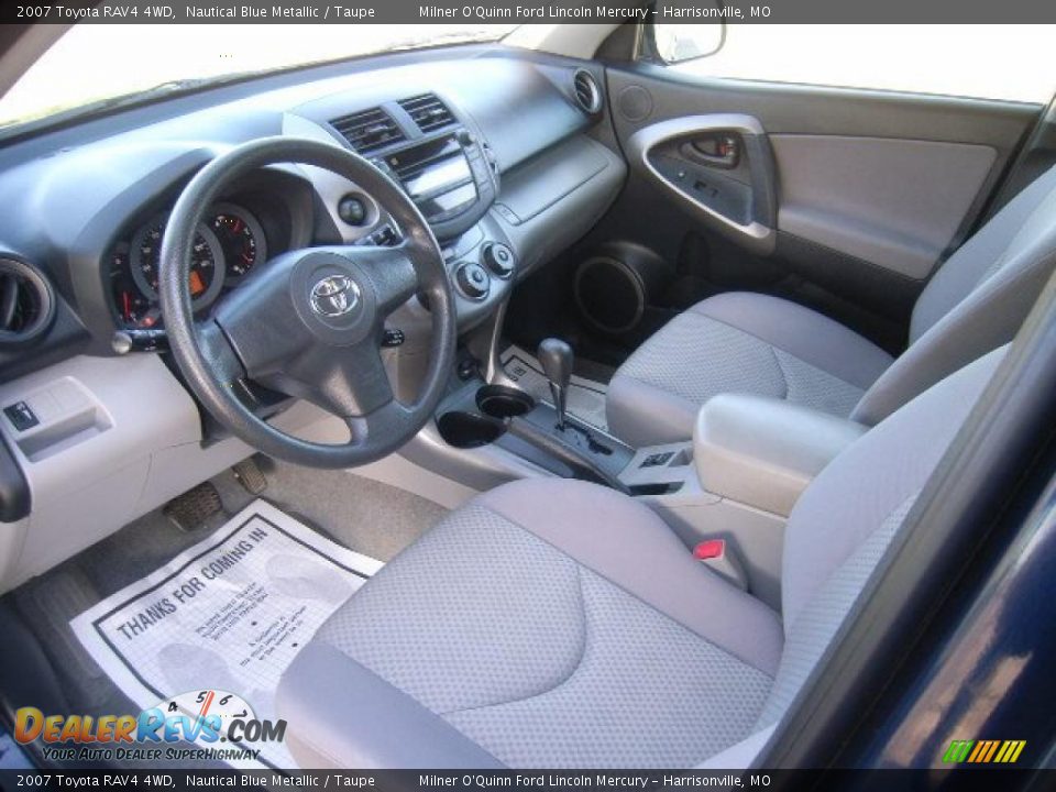 2007 Toyota RAV4 4WD Nautical Blue Metallic / Taupe Photo #4
