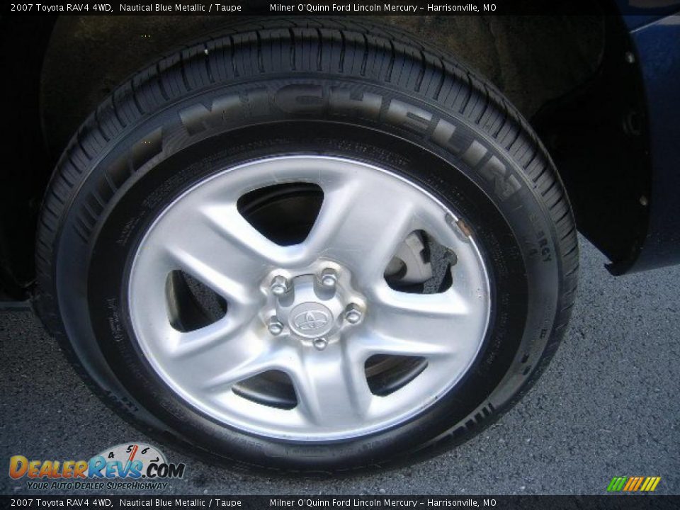 2007 Toyota RAV4 4WD Nautical Blue Metallic / Taupe Photo #11