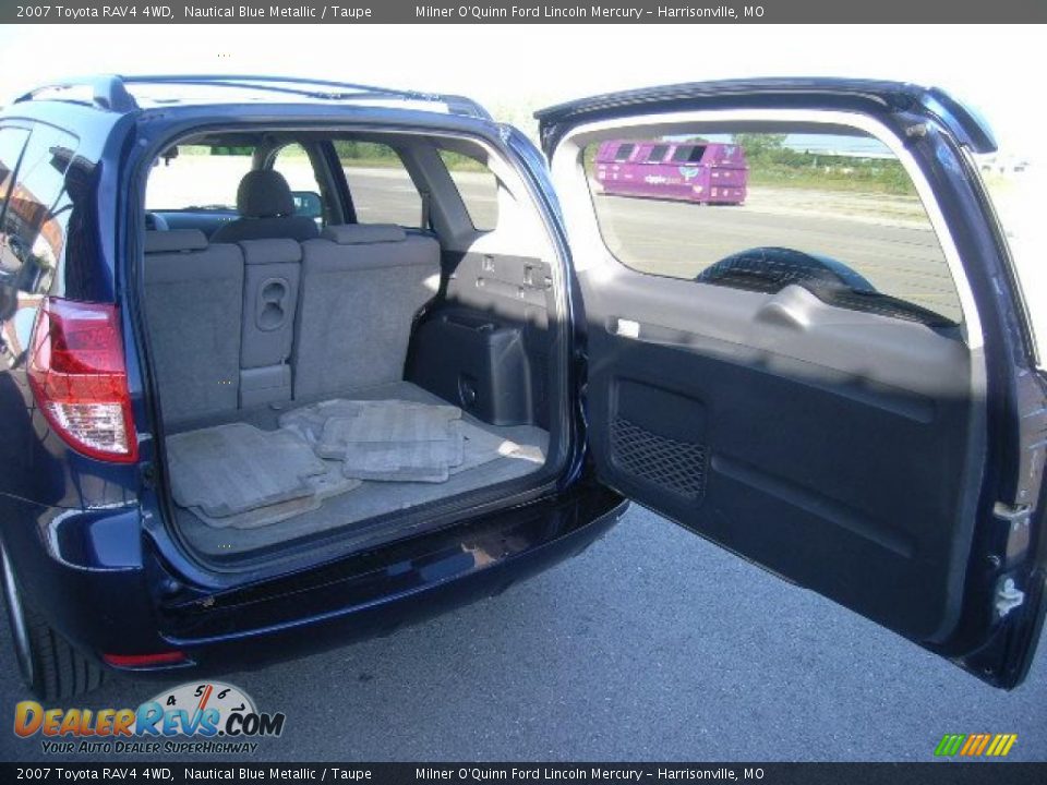 2007 Toyota RAV4 4WD Nautical Blue Metallic / Taupe Photo #15