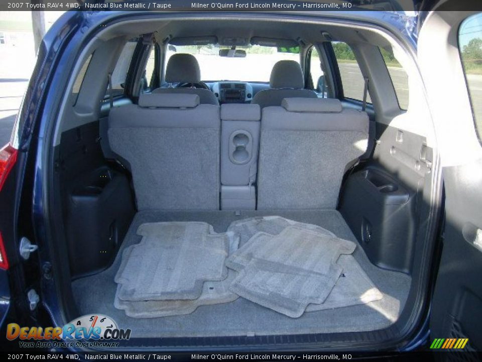 2007 Toyota RAV4 4WD Nautical Blue Metallic / Taupe Photo #16