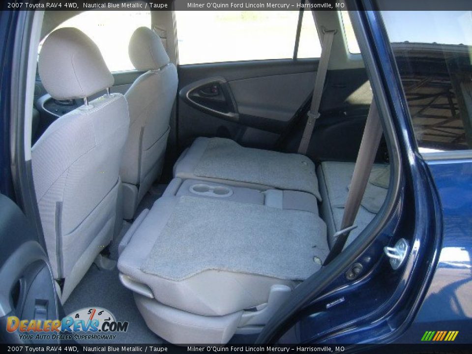 2007 Toyota RAV4 4WD Nautical Blue Metallic / Taupe Photo #19