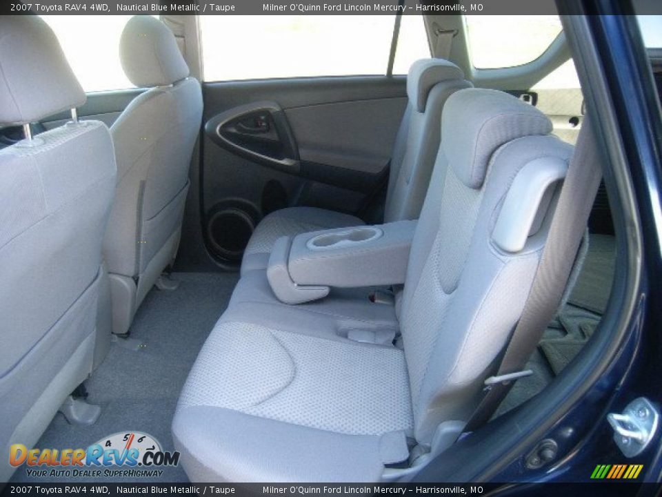 2007 Toyota RAV4 4WD Nautical Blue Metallic / Taupe Photo #20