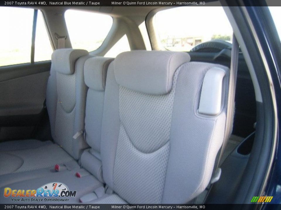 2007 Toyota RAV4 4WD Nautical Blue Metallic / Taupe Photo #21