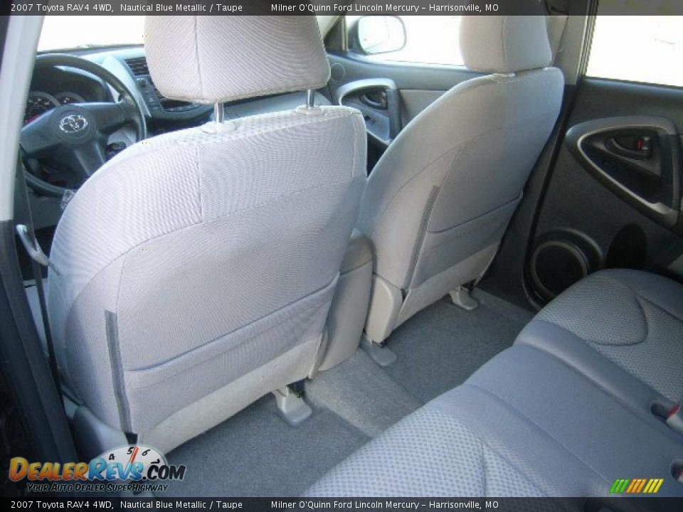 2007 Toyota RAV4 4WD Nautical Blue Metallic / Taupe Photo #22